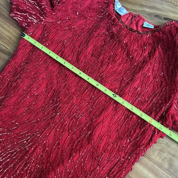 Vintage Laurence Kasar silk dress - Picture 4 of 12